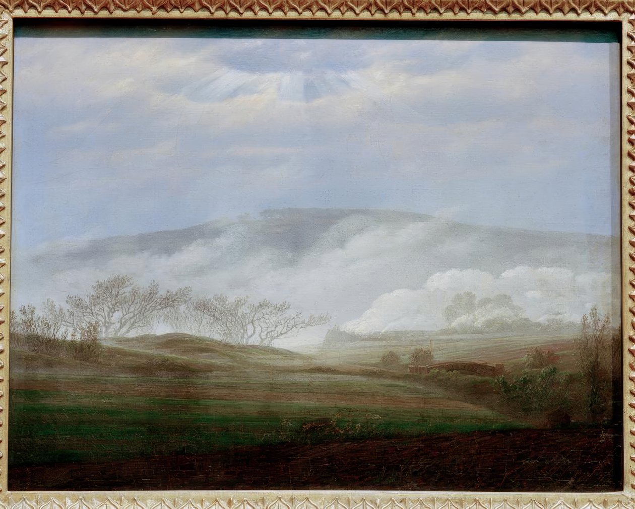 Tåke i Elbe-dalen av Caspar David Friedrich