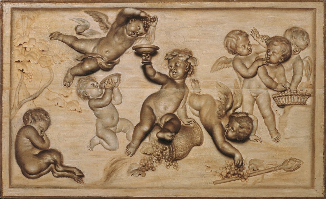Kinderbacchanal av Caspar Franz Sambach