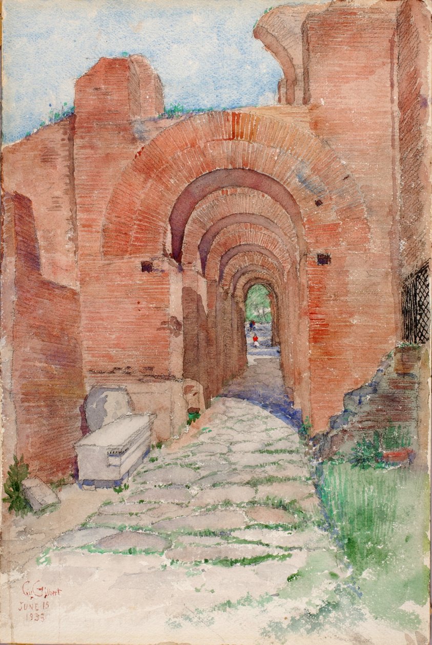 Arches of Palace of Nero, 1933. av Cass Gilbert