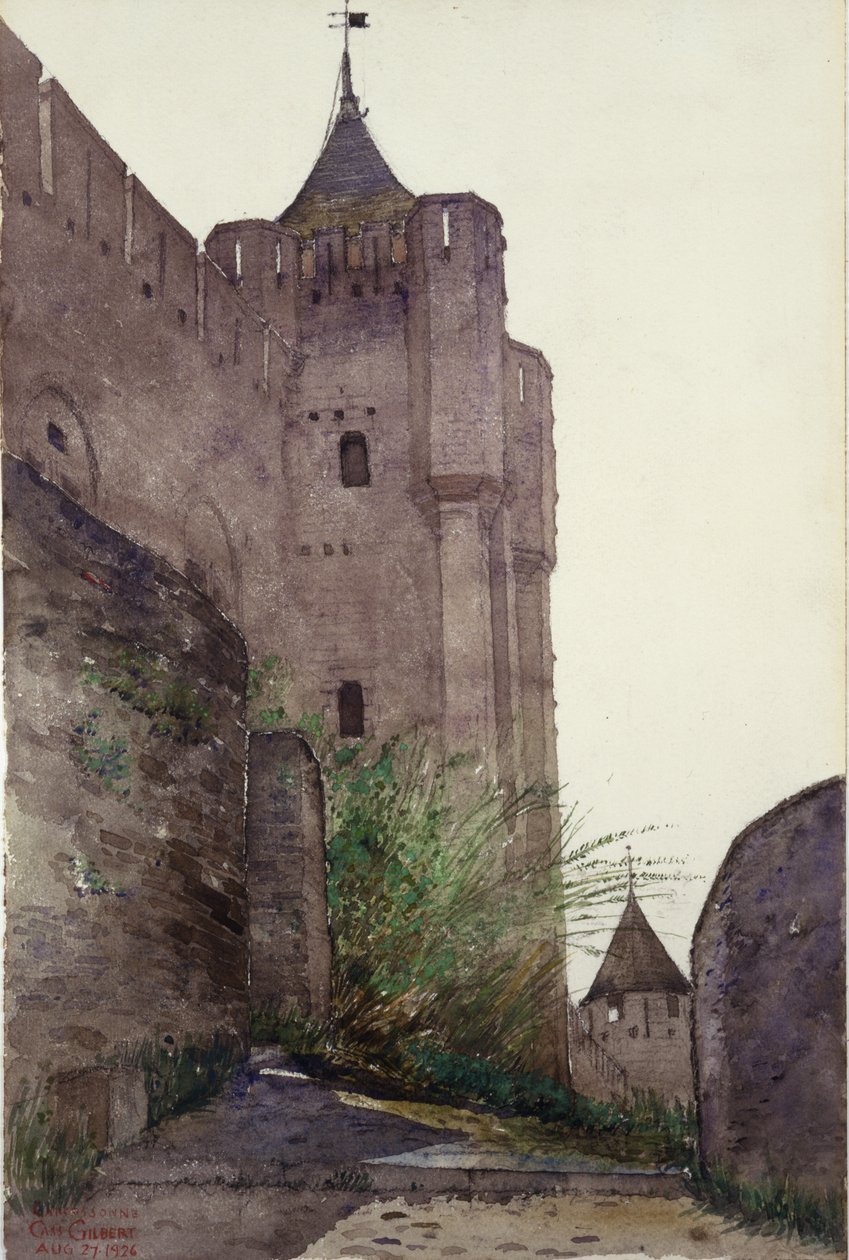 Carcassonne, 1926. av Cass Gilbert