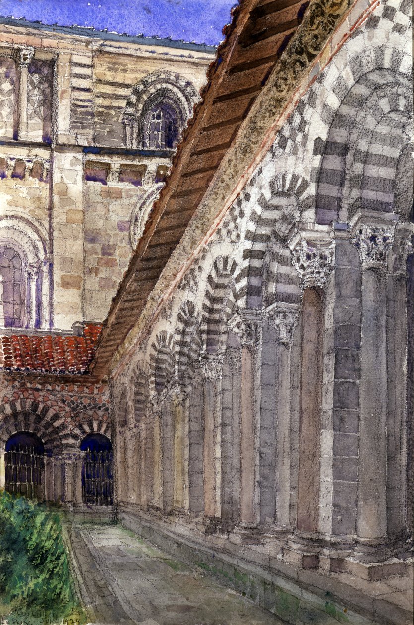 Katedralklosteret i Le Puy, 1929. av Cass Gilbert