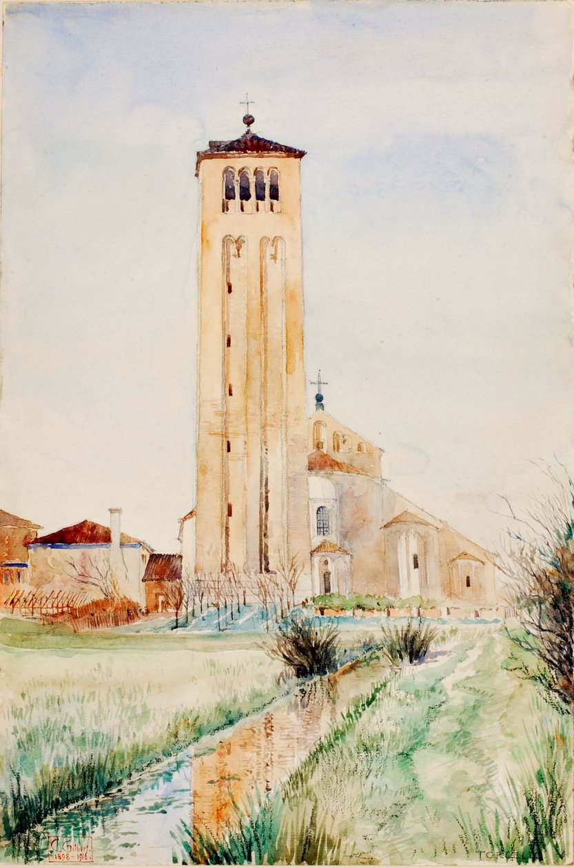 Tårnet, katedralen i Torcello, 1898-1916. av Cass Gilbert