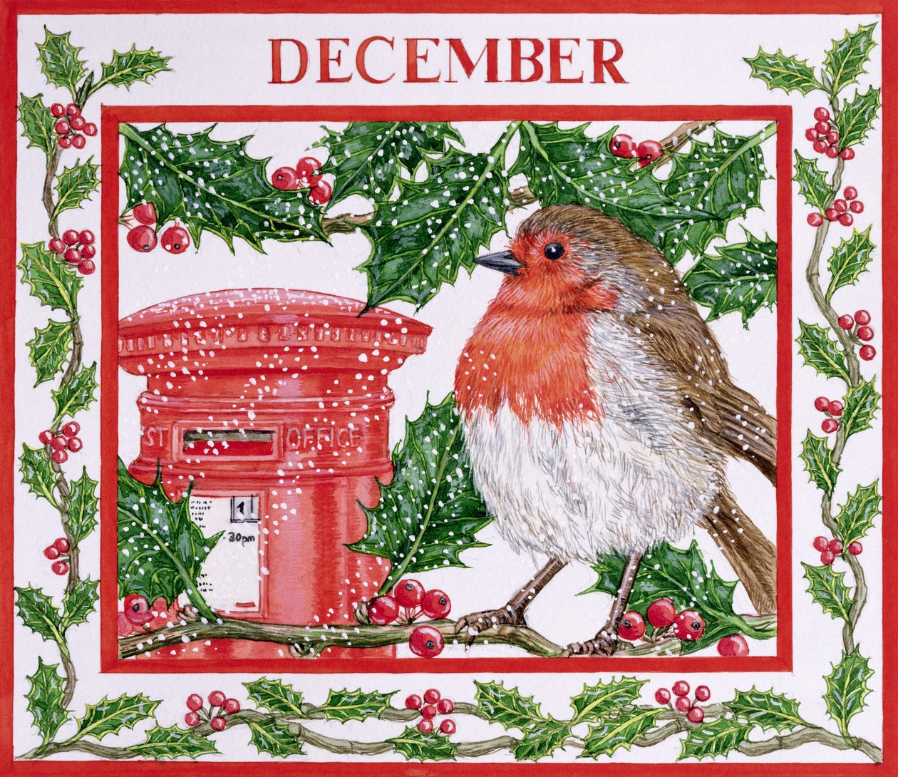 desember (wc på papir) av Catherine Bradbury