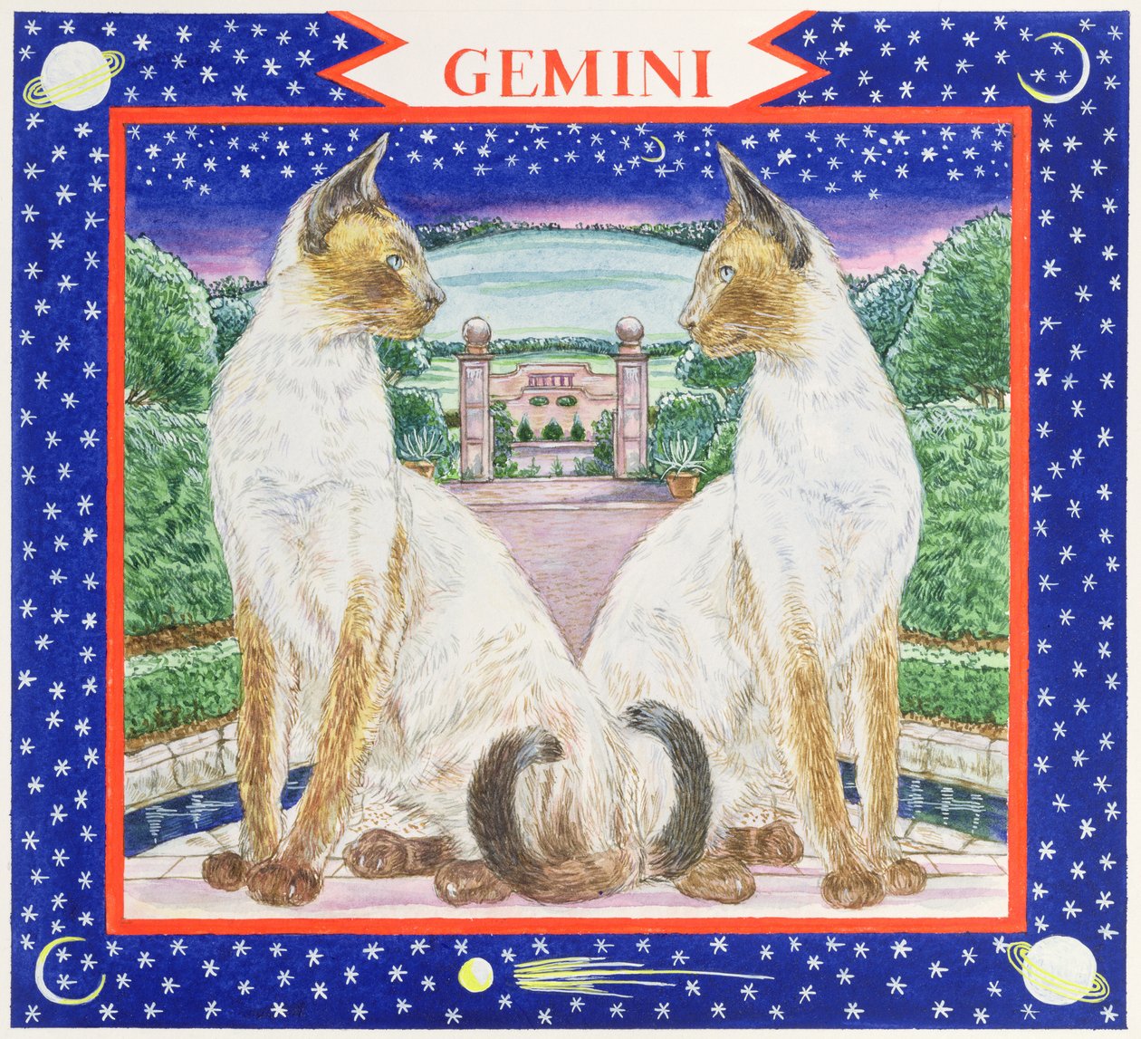 Gemini (wc på papir) av Catherine Bradbury
