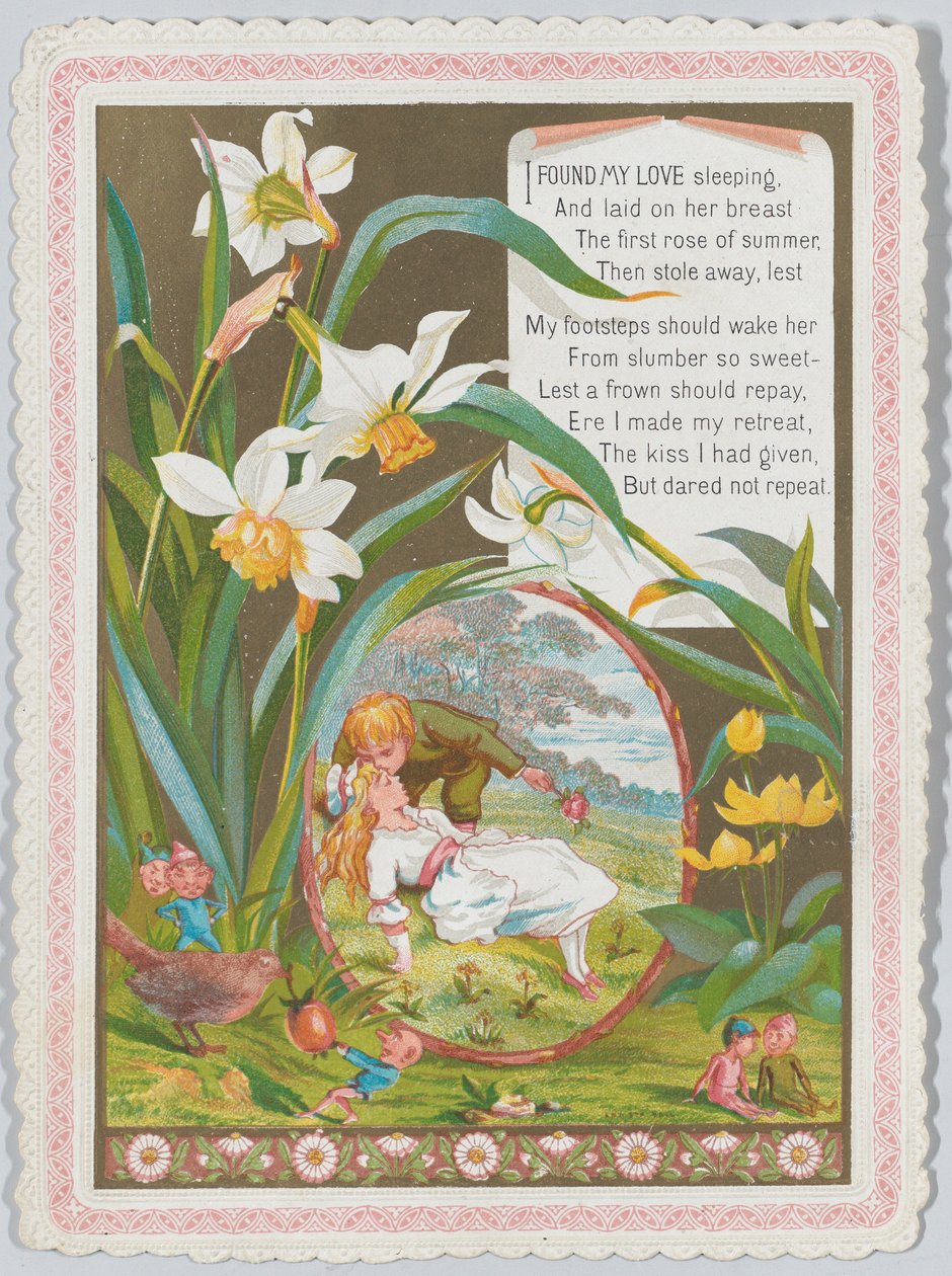 Valentine, 1874. av Catherine Greenaway