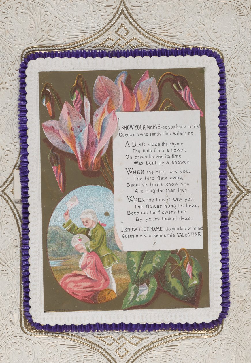 Valentine, 1874. av Catherine Greenaway