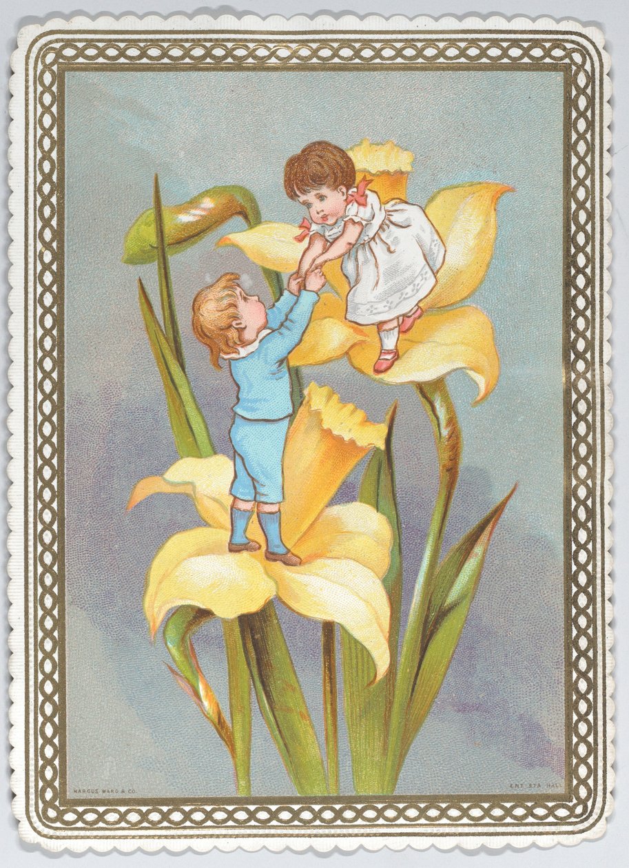 Valentine, 1875-1880. av Catherine Greenaway