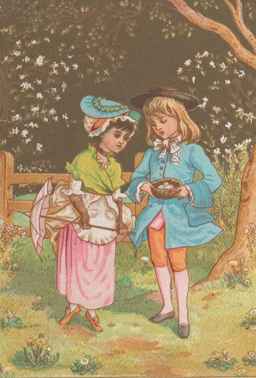 Valentine, ca. 1880. av Catherine Greenaway