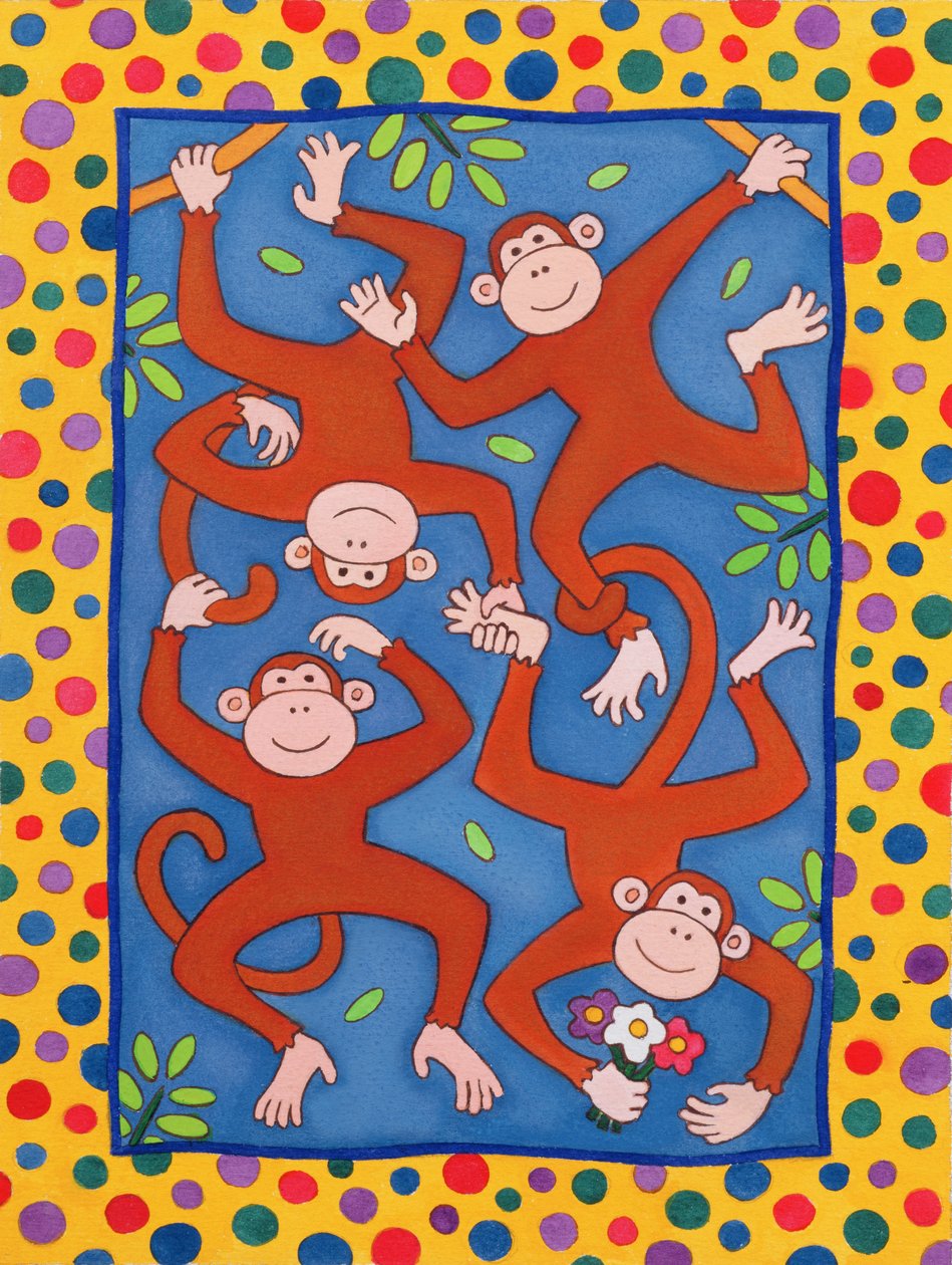 Cheeky Monkeys (wc) av Cathy Baxter