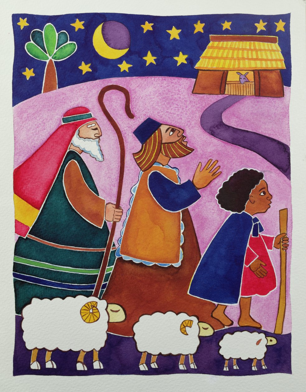 Hyrdenes reise til Betlehem av Cathy Baxter