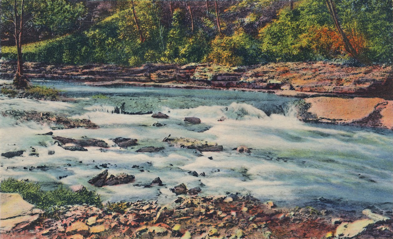 Rapid Waters, Cherokee Park, 1942 av Caufield and Shook
