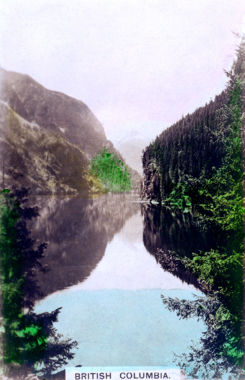 Kystscene, British Columbia, Canada, ca 1920-tallet. av Cavenders Ltd