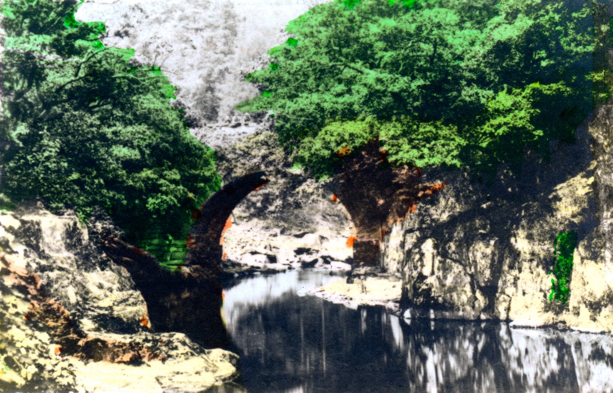 Romersk bro ved Bettws-y-Coed, Gwynedd, 1926. av Cavenders Ltd