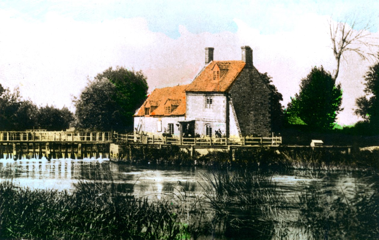 Rushey Weir, Themsen, 1926. av Cavenders Ltd