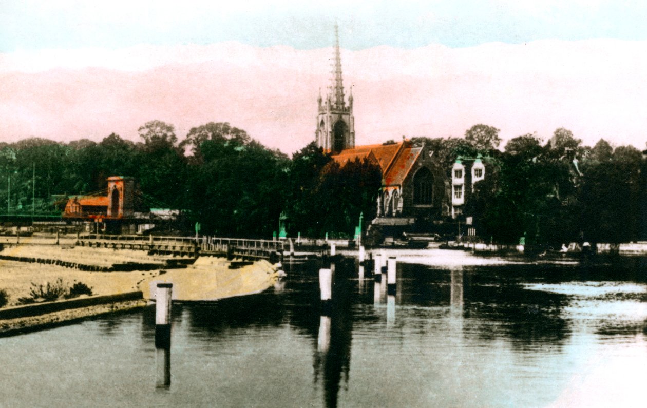 Themsen ved Marlow, Buckinghamshire, 1926. av Cavenders Ltd