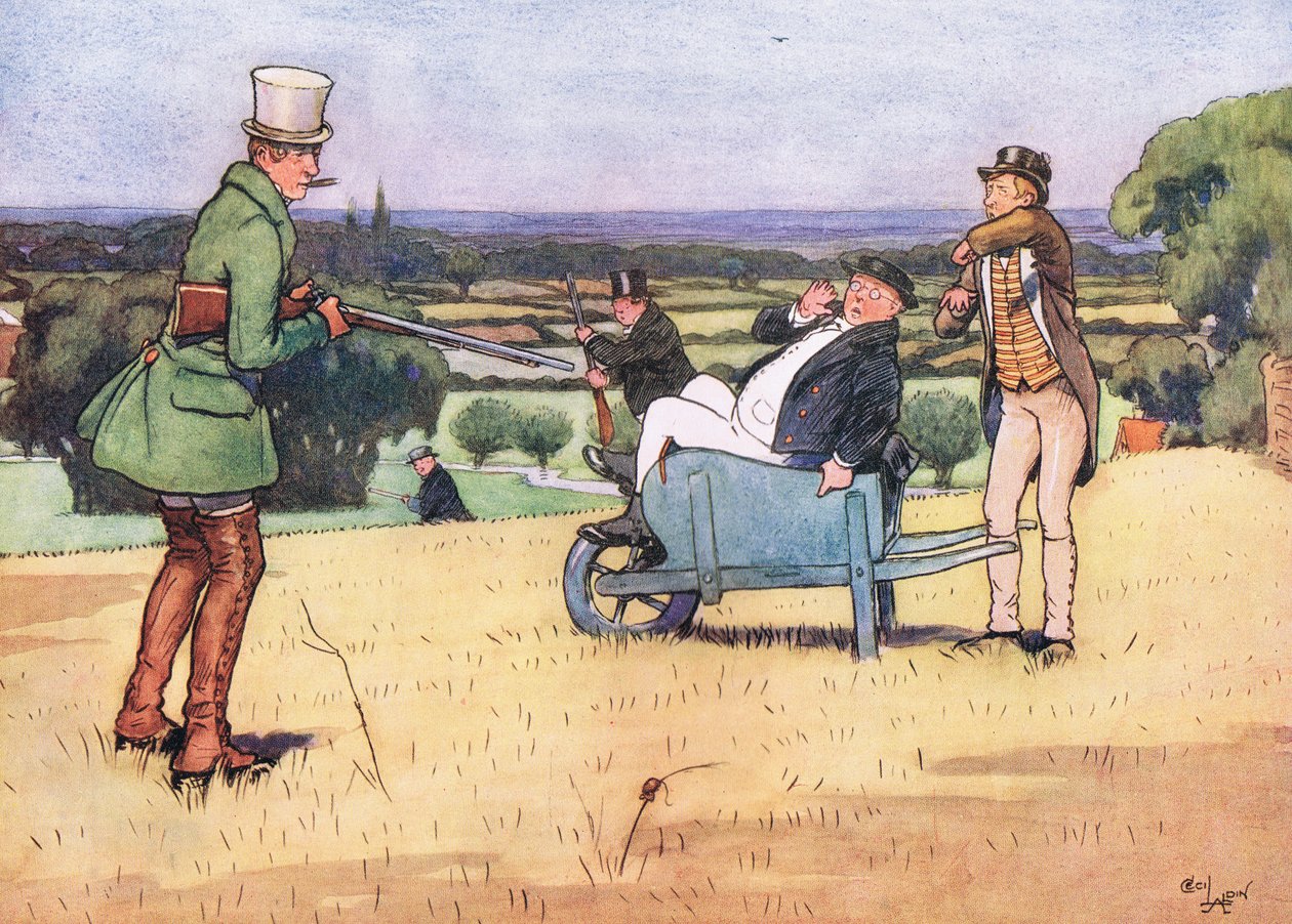 Jeg vil ikke tillate at denne bøylen flyttes et skritt til, med mindre Winkle bærer den pistolen hans på en annen måte av Cecil Charles Windsor Aldin