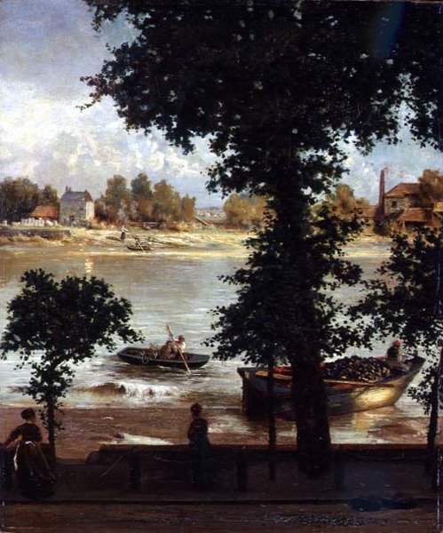 Chelsea Embankment av Cecil Gordon Lawson