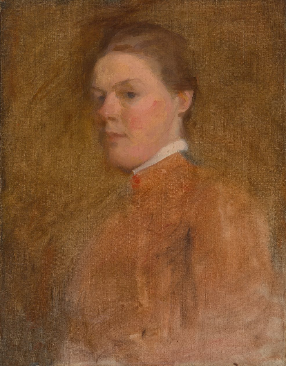 Cecilia Beaux selvportrett, ca. 1889-1894. av Cecilia Beaux
