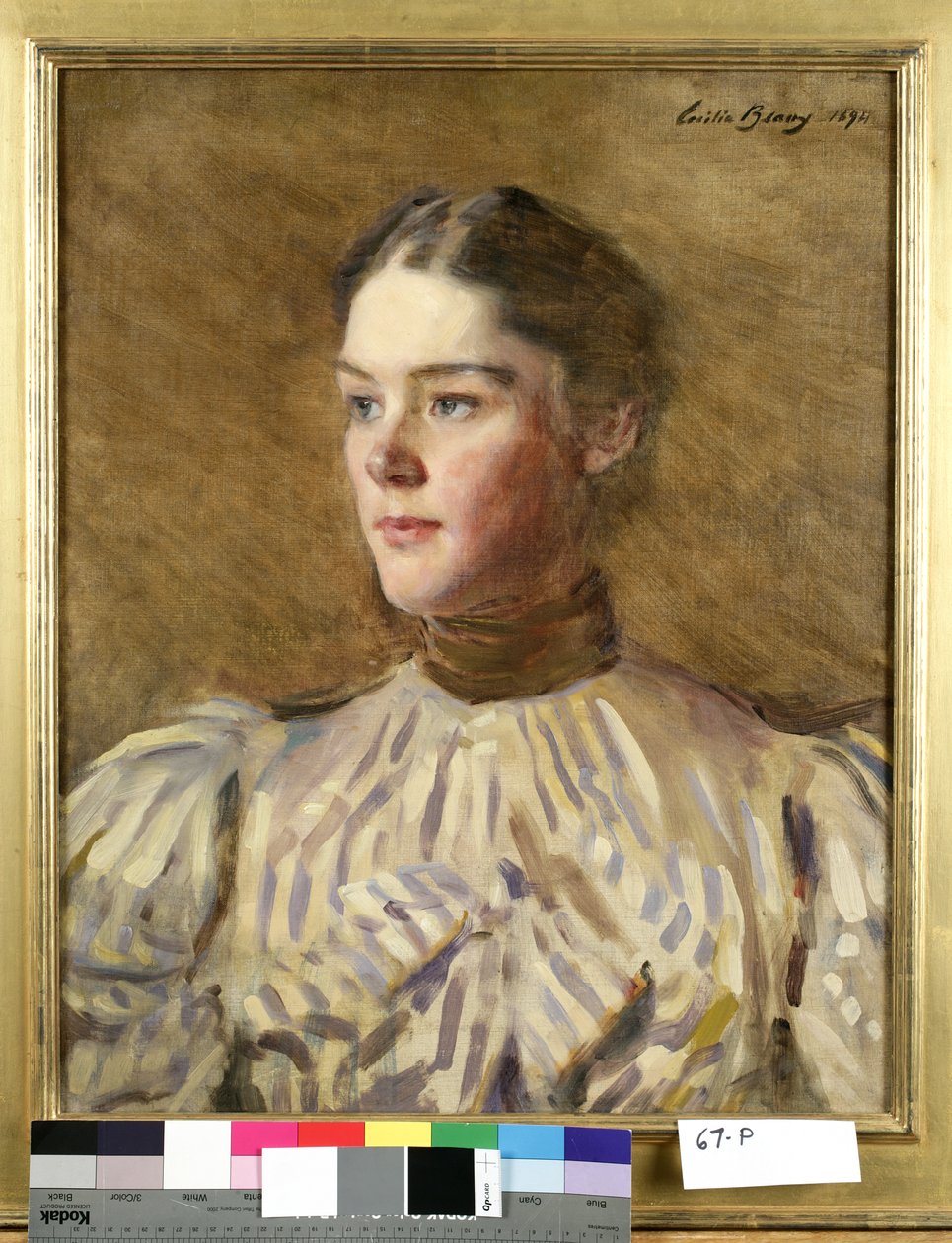 Selvportrett, 1894 av Cecilia Beaux