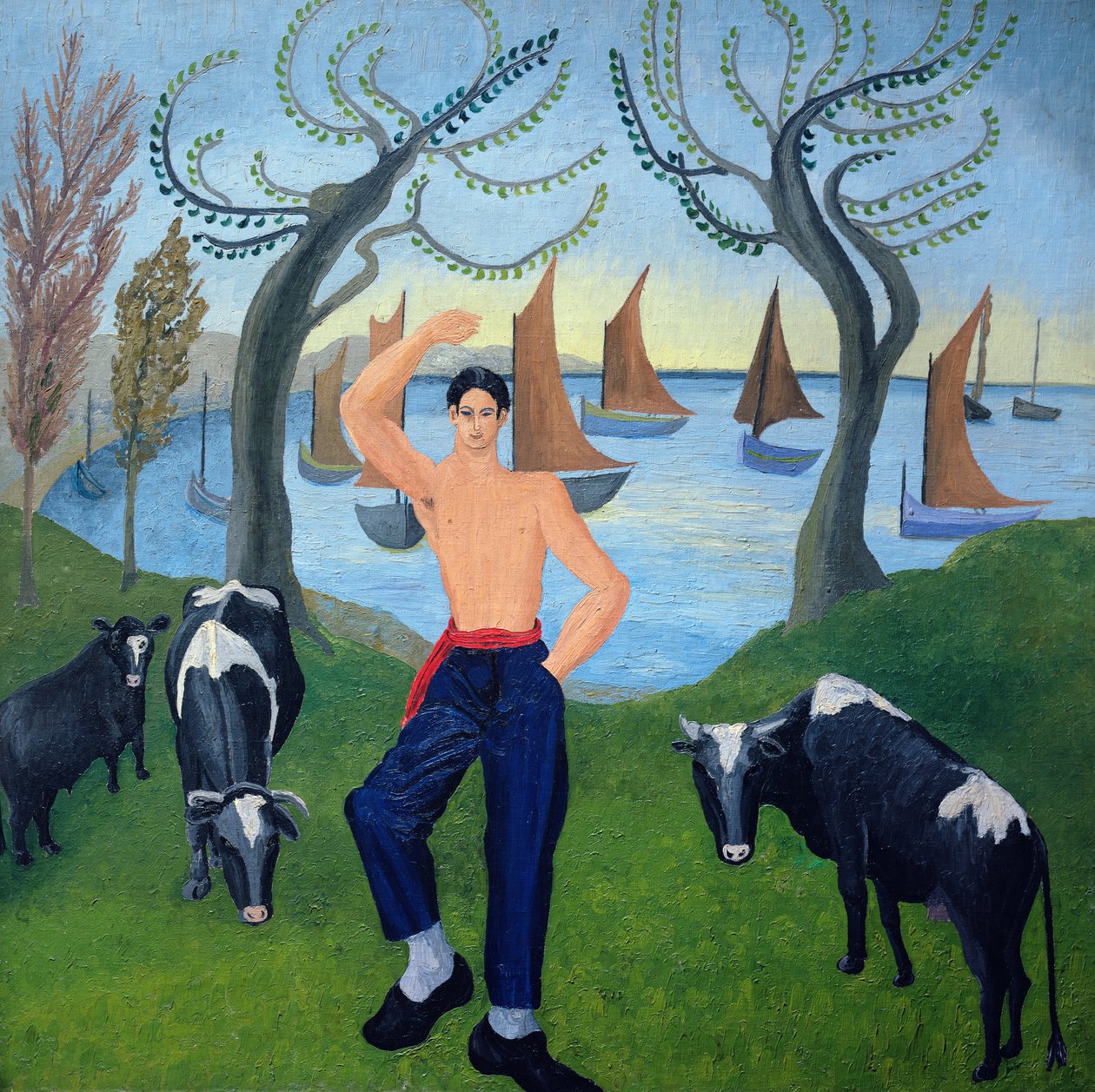 Den dansende sjømannen av Cedric Morris