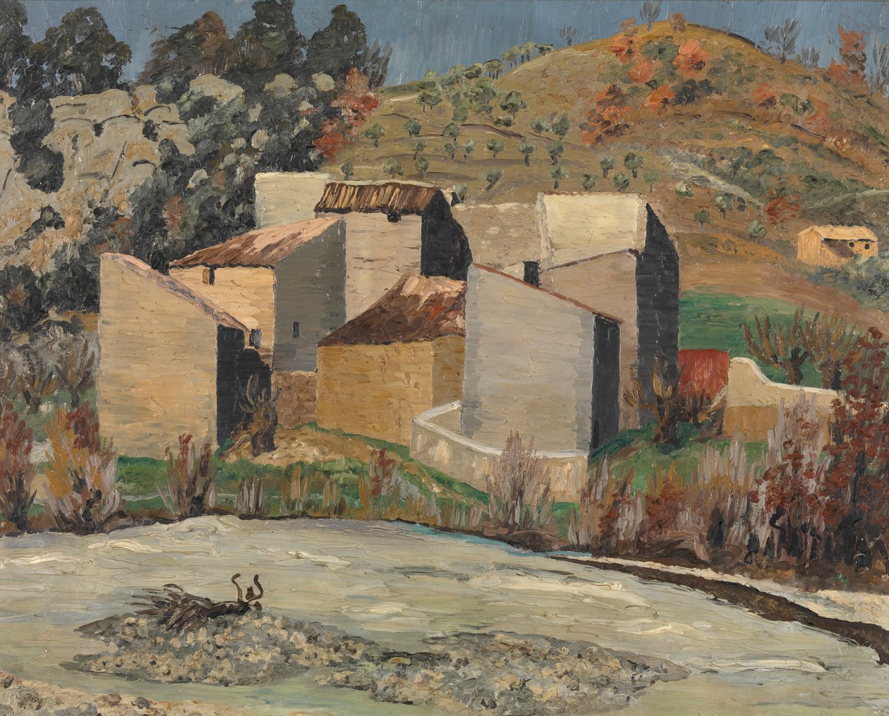 Utsikt over Ceret av Cedric Morris