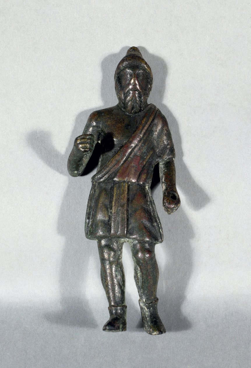 Figur av Celtic Smith God fra Sunderland, 2.-3. århundre e.Kr. (bronse) av Celtic