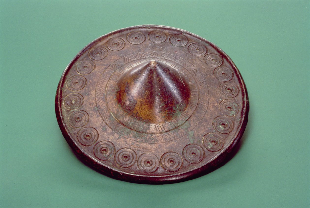 Innskåret nålehode, fra Irland, ca. 700 f.Kr. (bronse) av Celtic