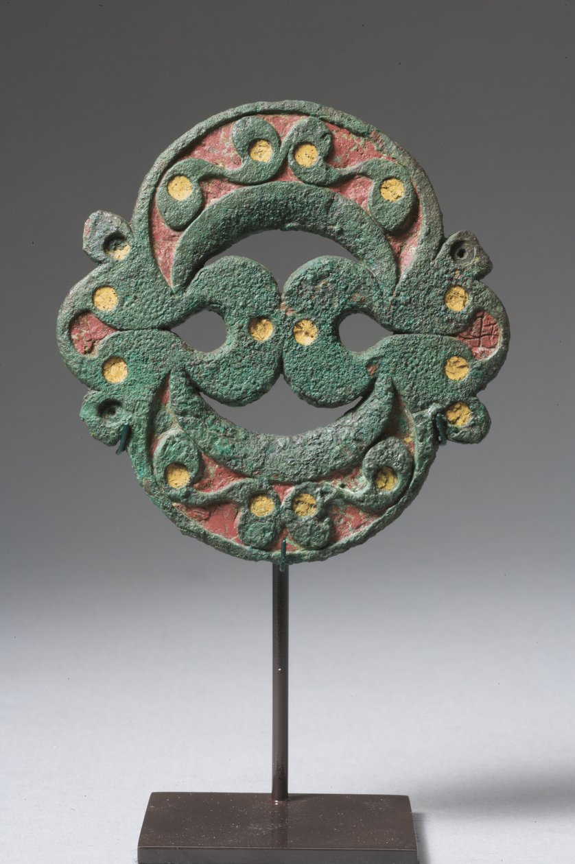 Terret med emaljeinnlegg (bronse) av Celtic