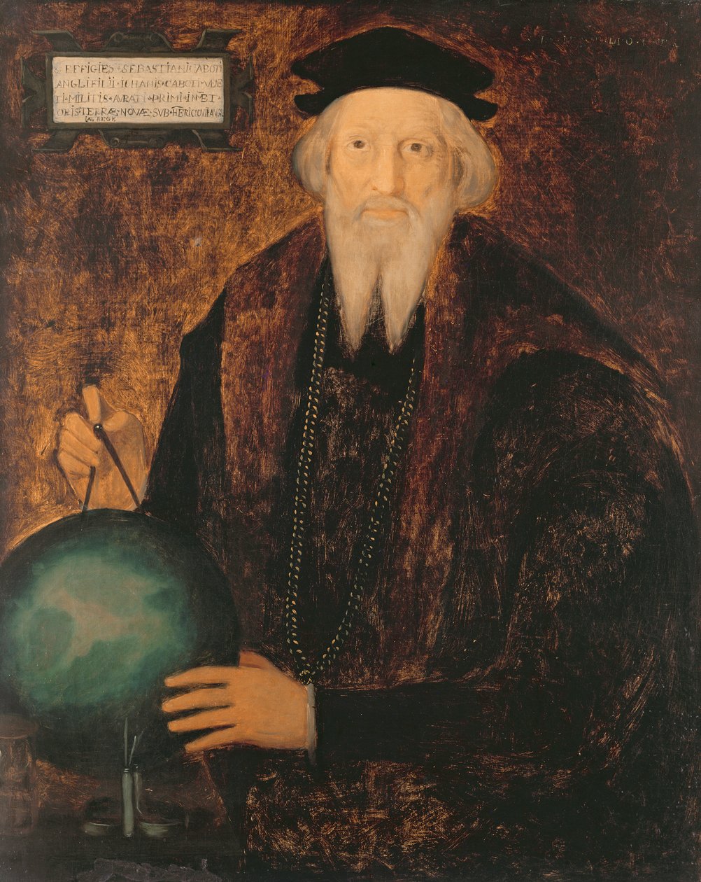 Portrett av Sebastian Cabot (1474-1557) av Cephas Giovanni Thompson