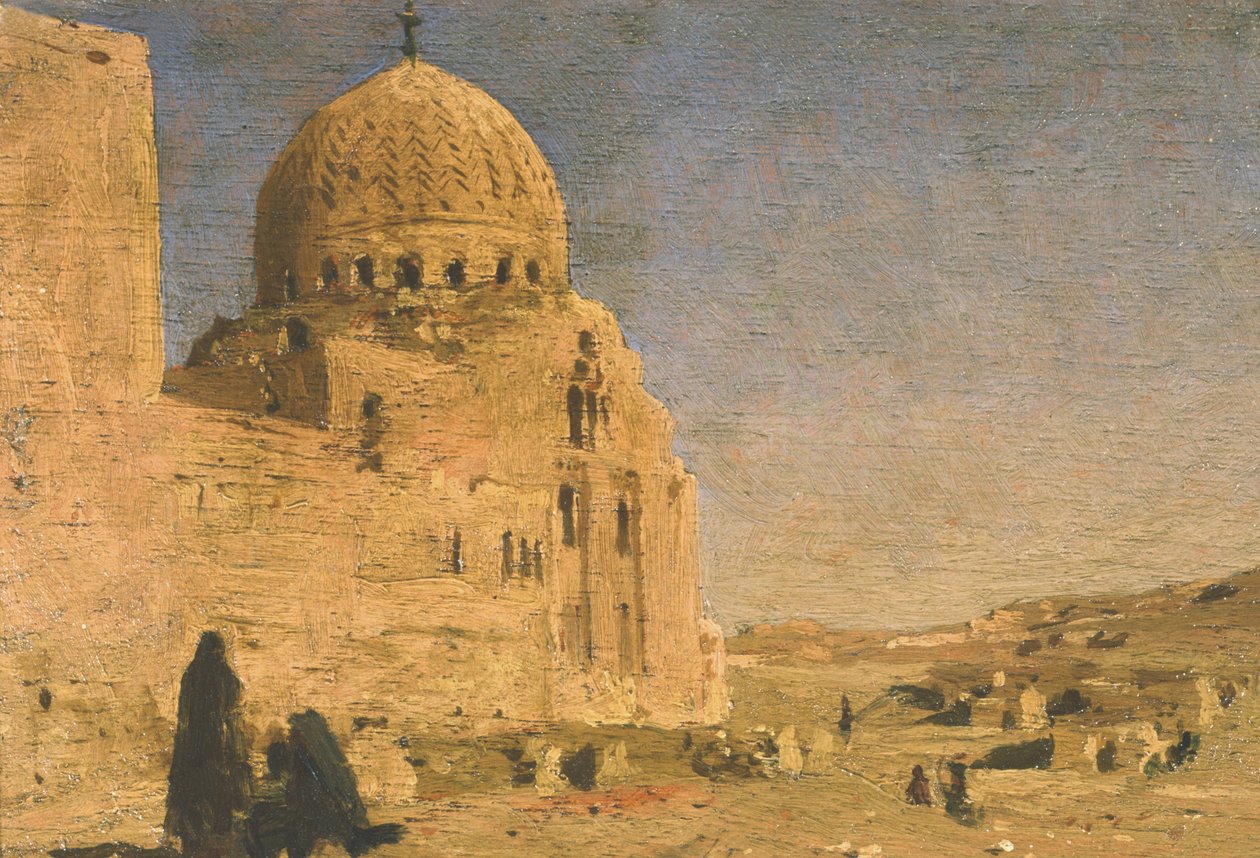 Moske i en arabisk by av Cesare Biseo