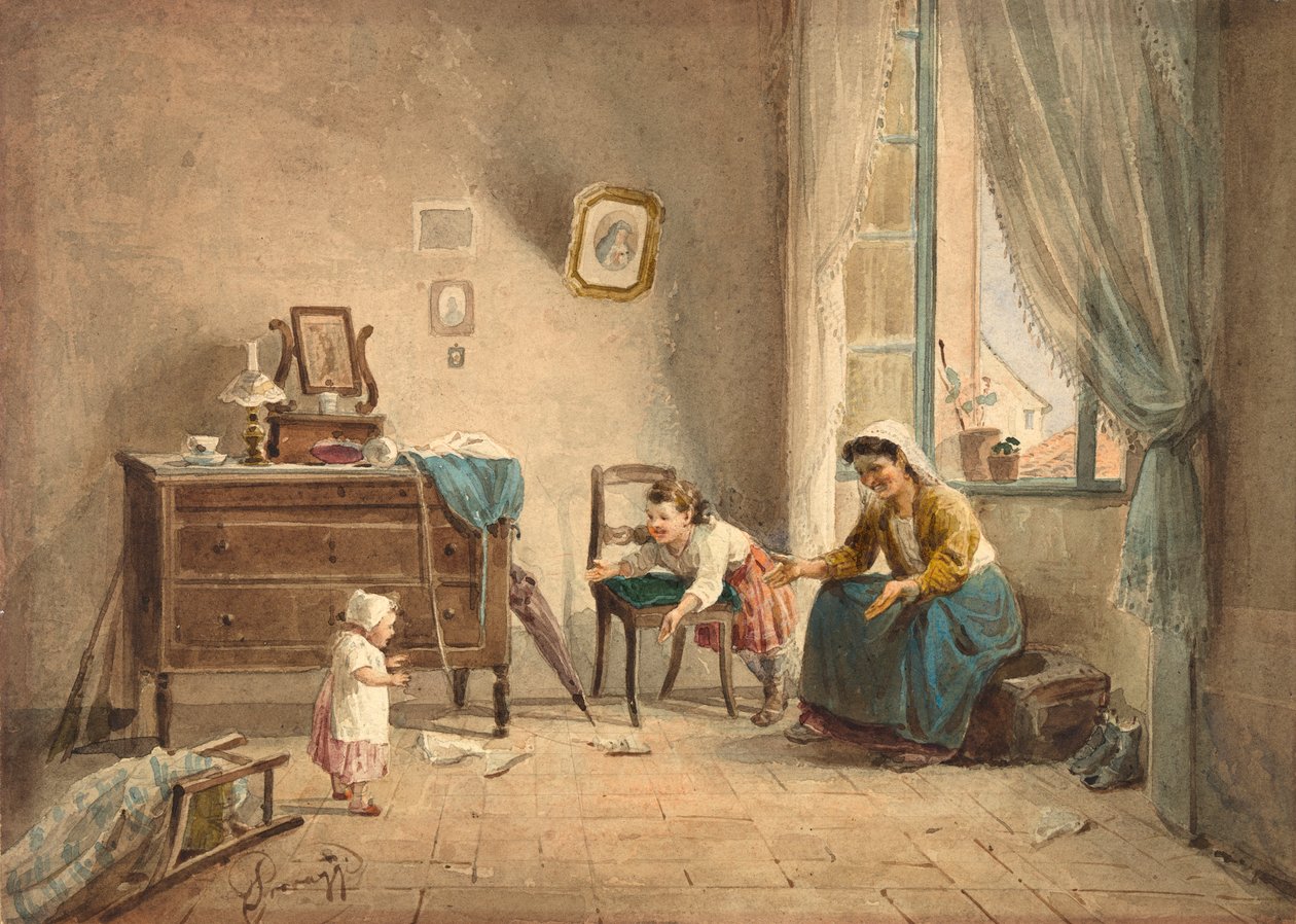 Det første trinnet, 1800-tallet. av Cesare Provaggi
