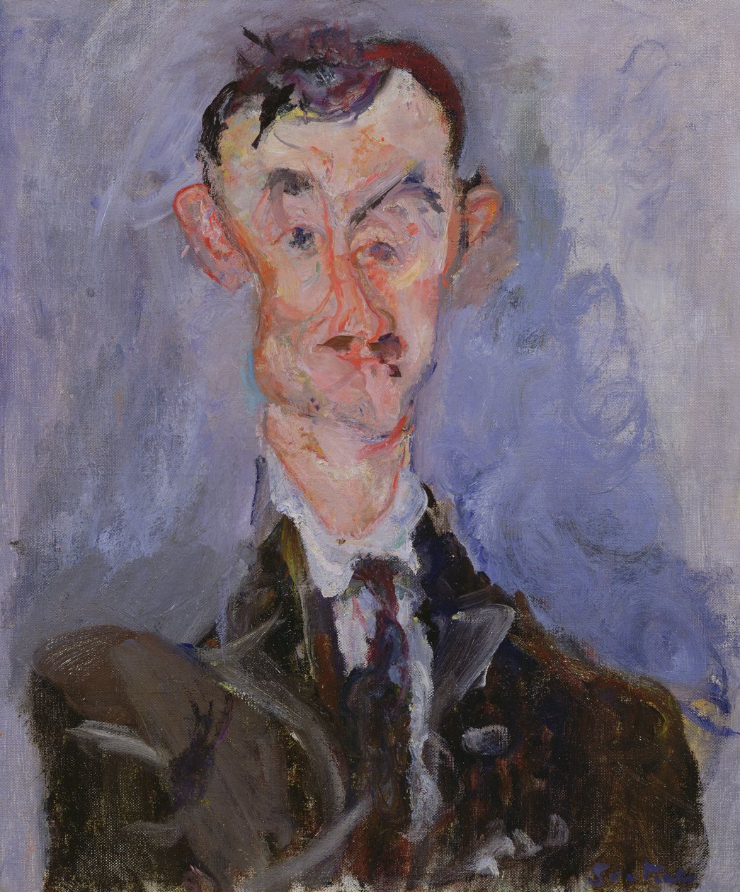 Portrett av Emile Lejeune, ca. 1922 av Chaim Soutine