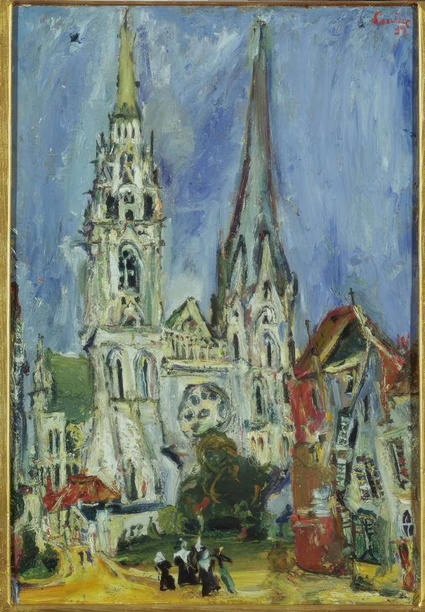 Chartres katedral av Chaim Soutine
