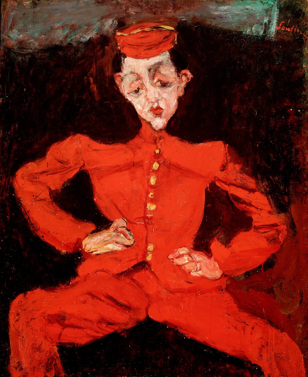 Le Groom-maleri av Chaim Soutine (1894-1944) av Chaim Soutine