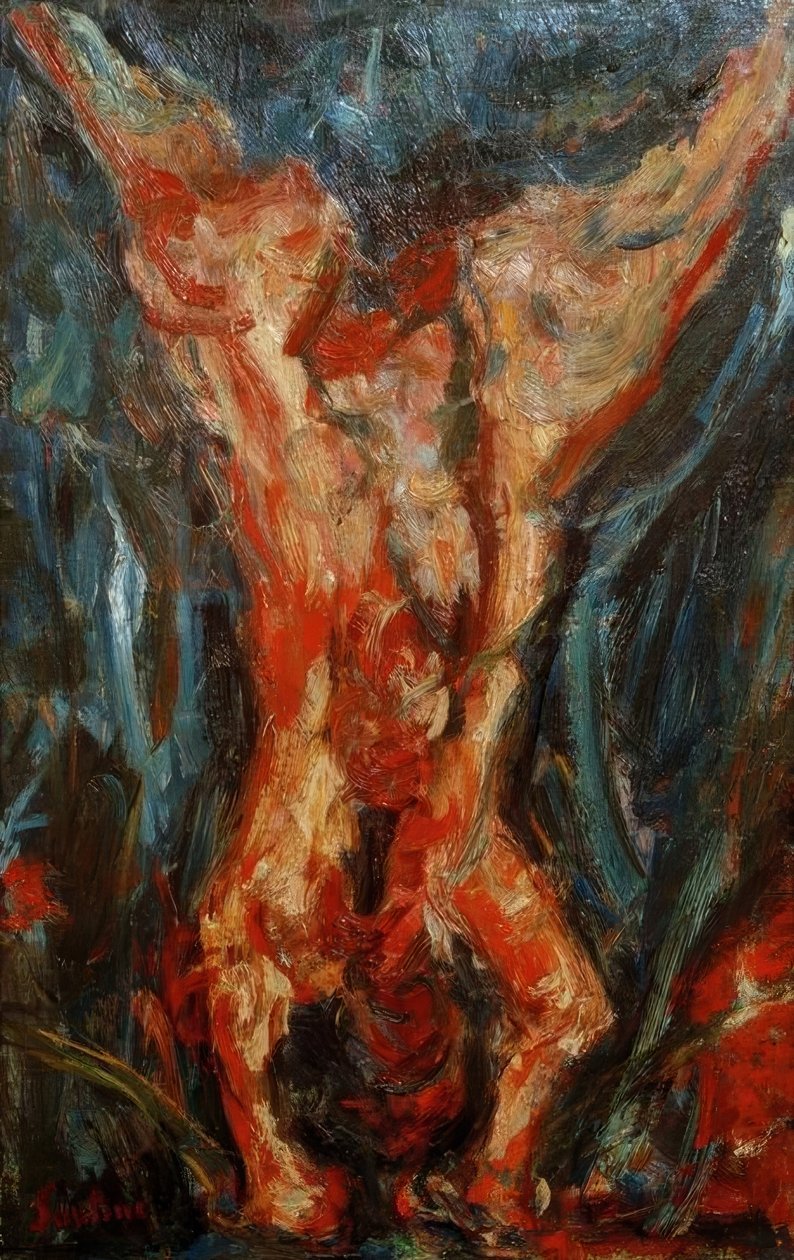Den flådde kalven av Chaim Soutine