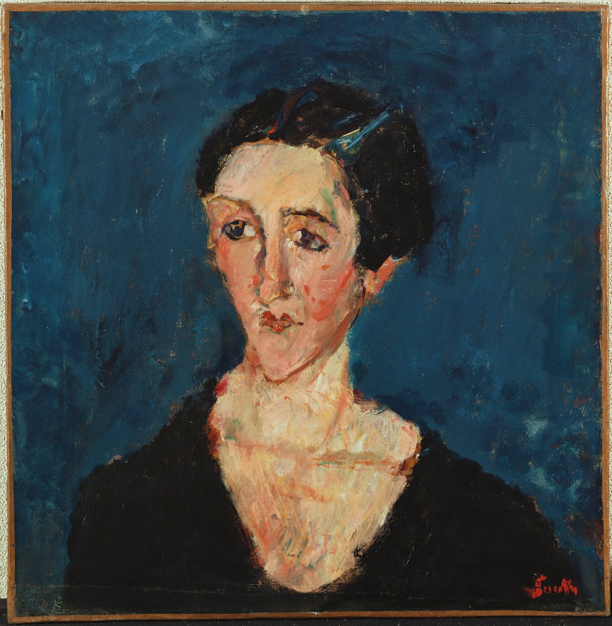 Portrett av Madalaine Castaing, ca. 1928 av Chaim Soutine