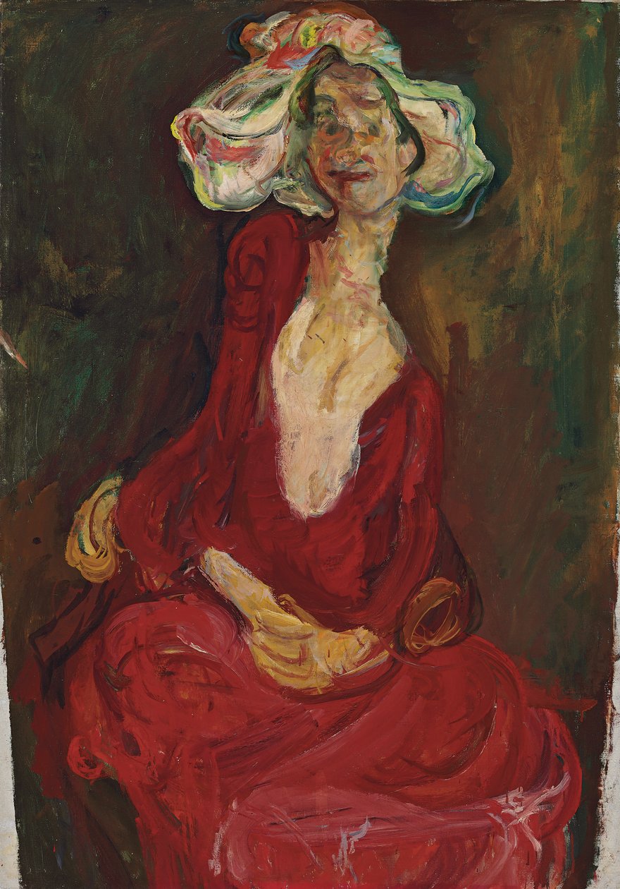 Den store hatten; Den store hatten, 1923-1924 av Chaim Soutine