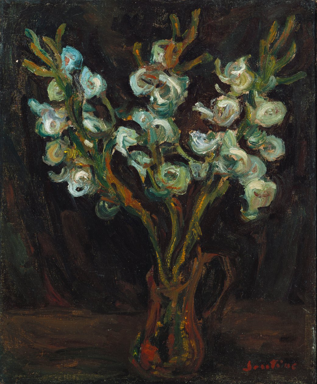 Den blå gladioli, ca. 1929 av Chaim Soutine