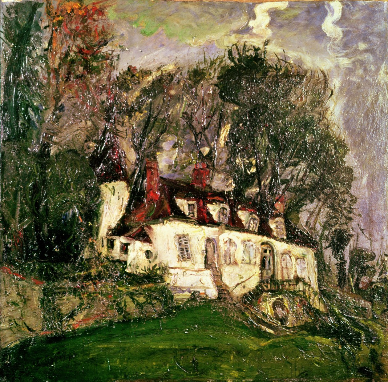 Huset i Oiseme, 1934 av Chaim Soutine
