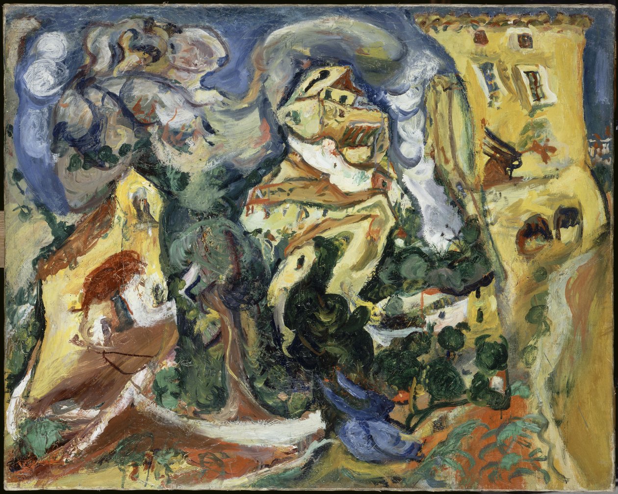The Village, ca 1923 av Chaim Soutine