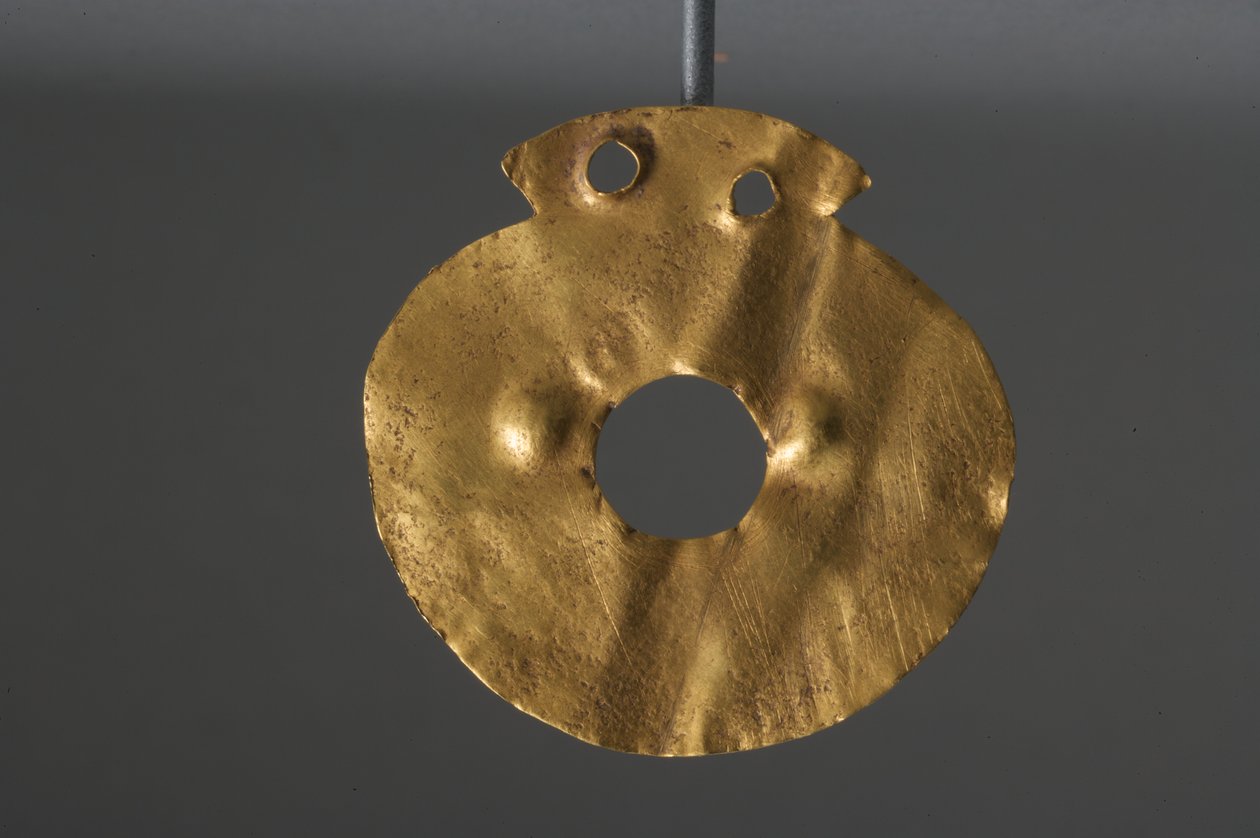 Karpatisk stilisert gudinne, kobberalder (gull) av Chalcolithic