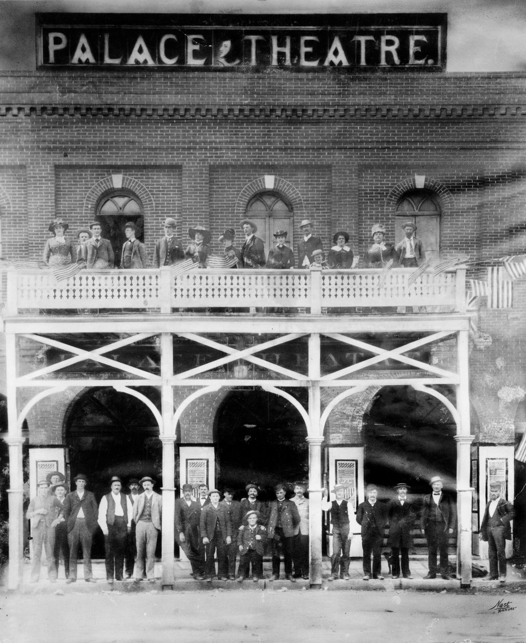 Palace Theatre, 15th und Blake Streets, ca. 1880-90 av Charles A. Nast