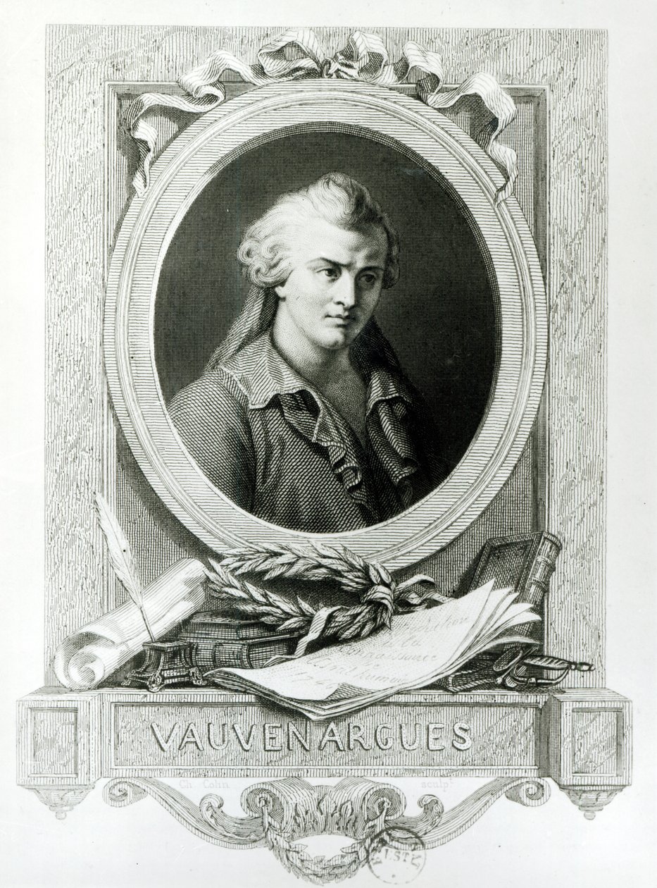 Luc de Clapiers (1715-47) markis av Vauvenargues av Charles Amedee Colin