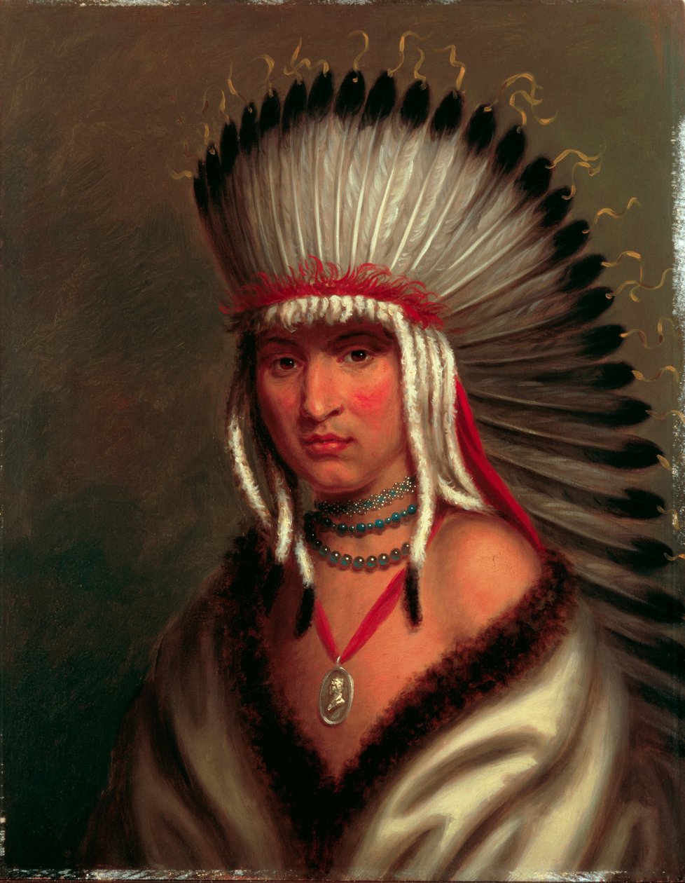 Petalesharro (sjenerøs sjef), Pawnee av Charles Bird King