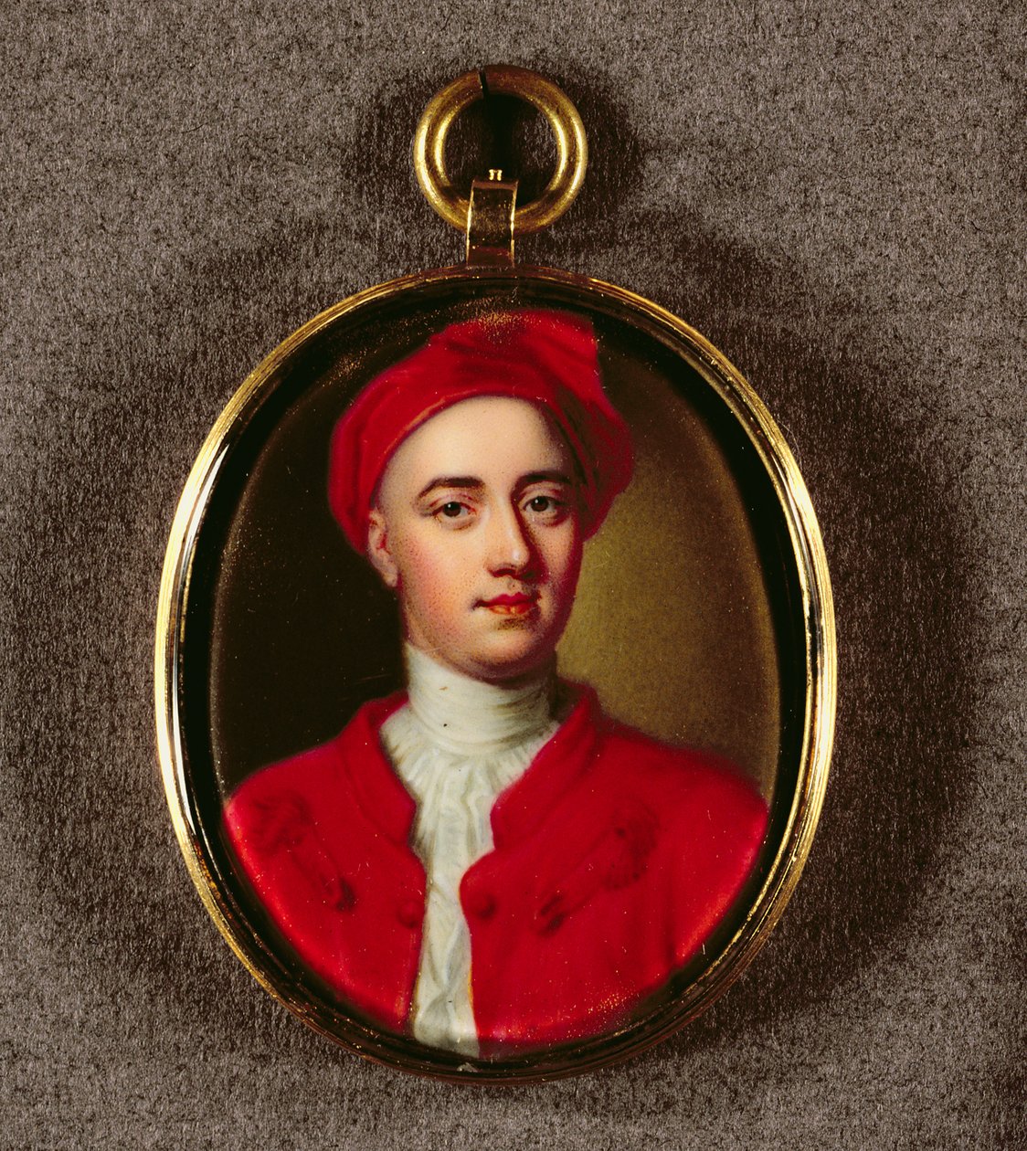 Ukjent mann (wc på vellum) av Charles Boit