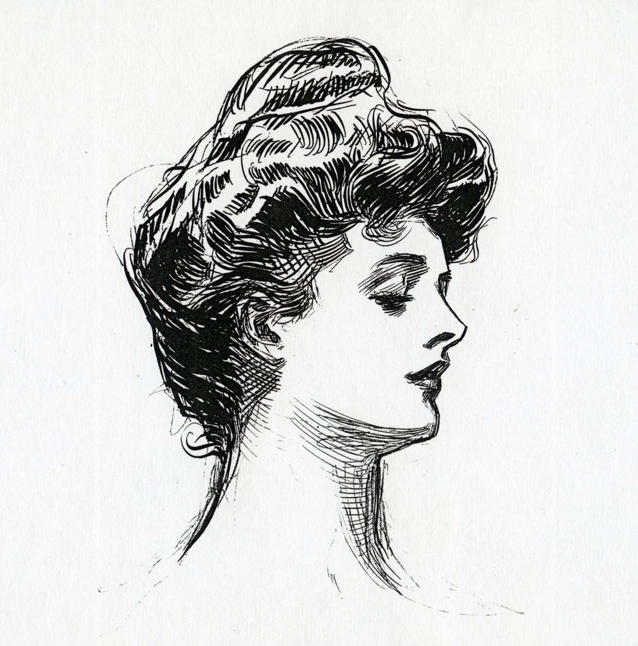 En Gibson-jente, ca. 1902 av Charles Dana Gibson