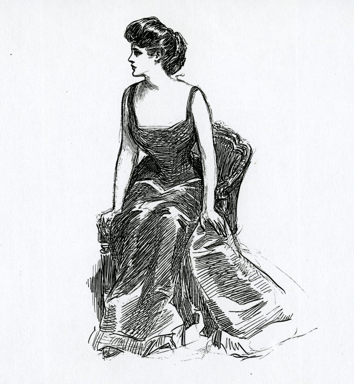 En Gibson-jente, ca. 1902 av Charles Dana Gibson