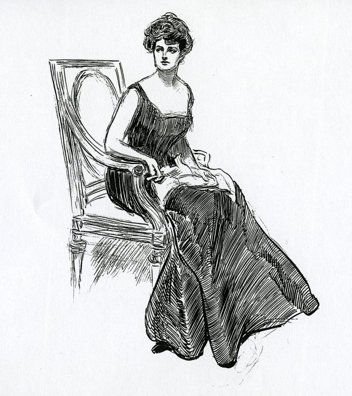 En Gibson-jente, ca. 1902 av Charles Dana Gibson