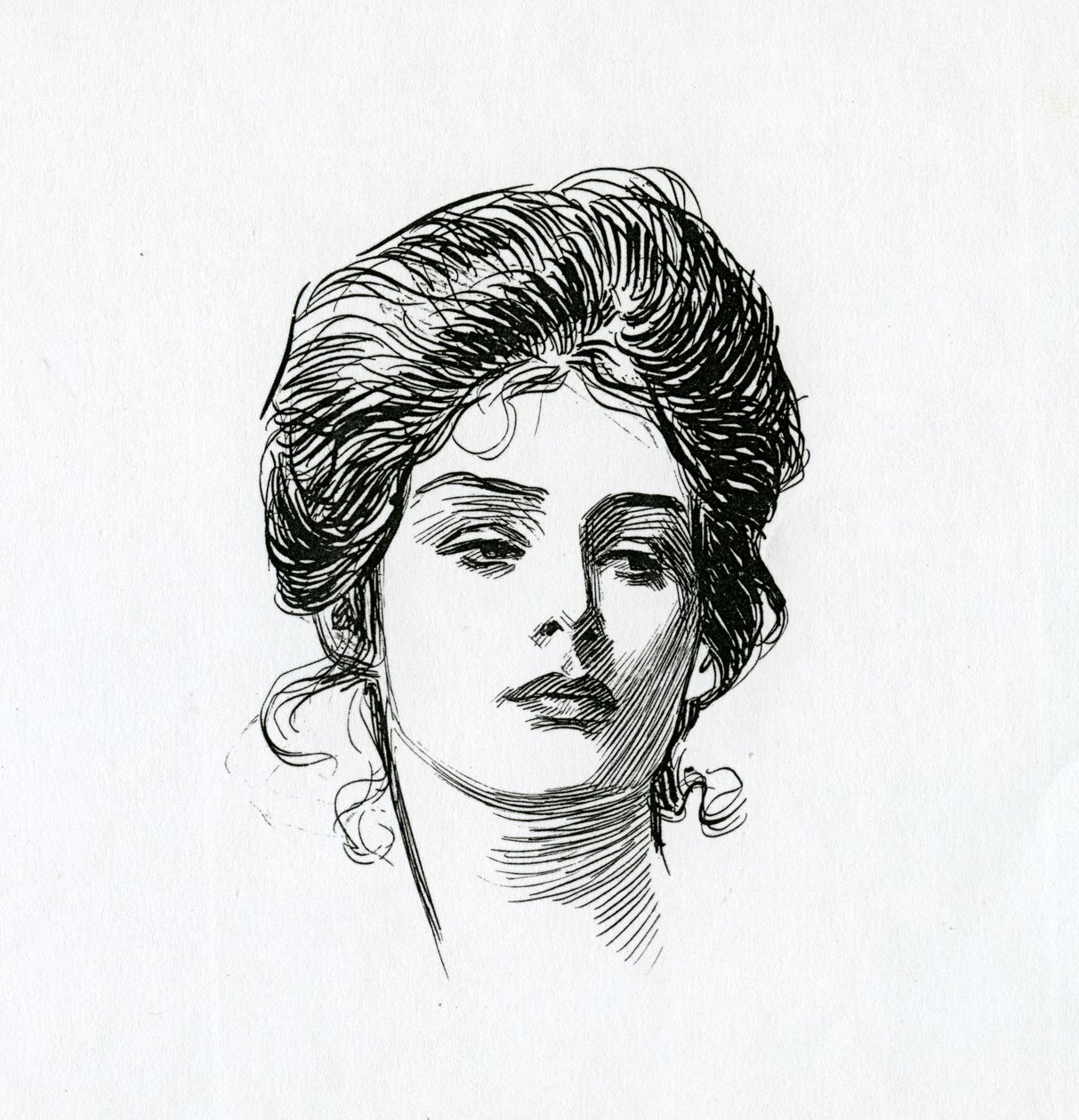 En Gibson-jente, ca. 1902 av Charles Dana Gibson