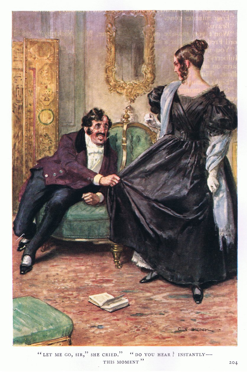 La meg gå sir, gråt hun. Hører du umiddelbart dette minuttet av Charles Edmund Brock